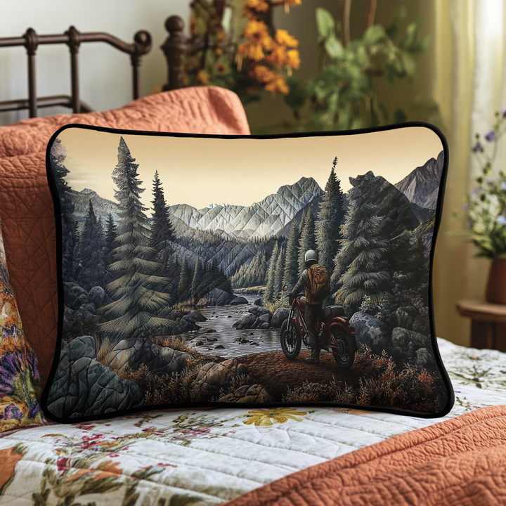 Housse de Coussin Matelassée Aventure en Plein Air NCU0DK7882