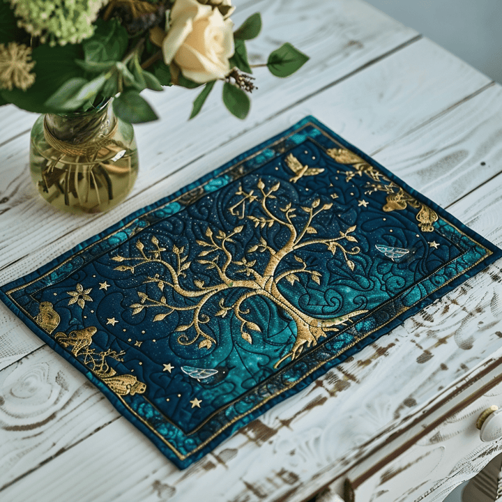 Nappe Matelassée Celtique Arbre de Vie NCU0TL161