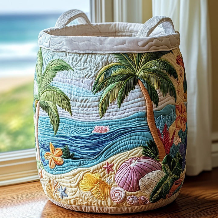 Panier à Linge Matelassé Tropic Haven NCU0PVL487