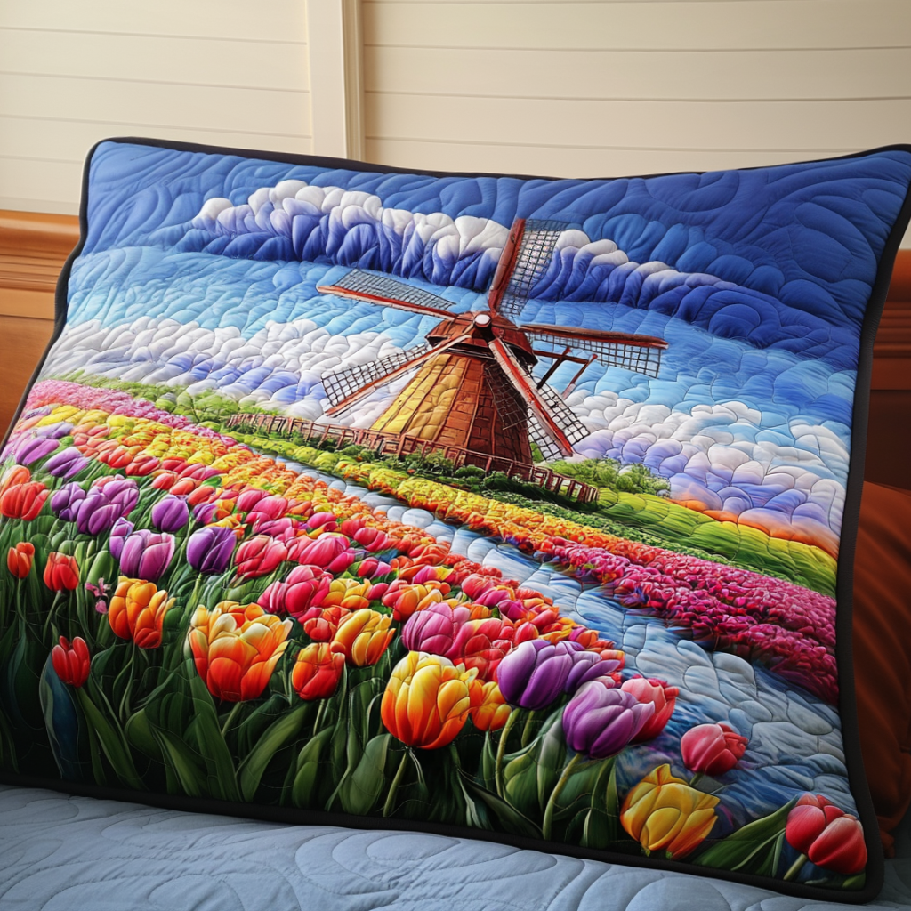 Housse de Coussin Matelassée Tulip Dreams NCU0NT7021