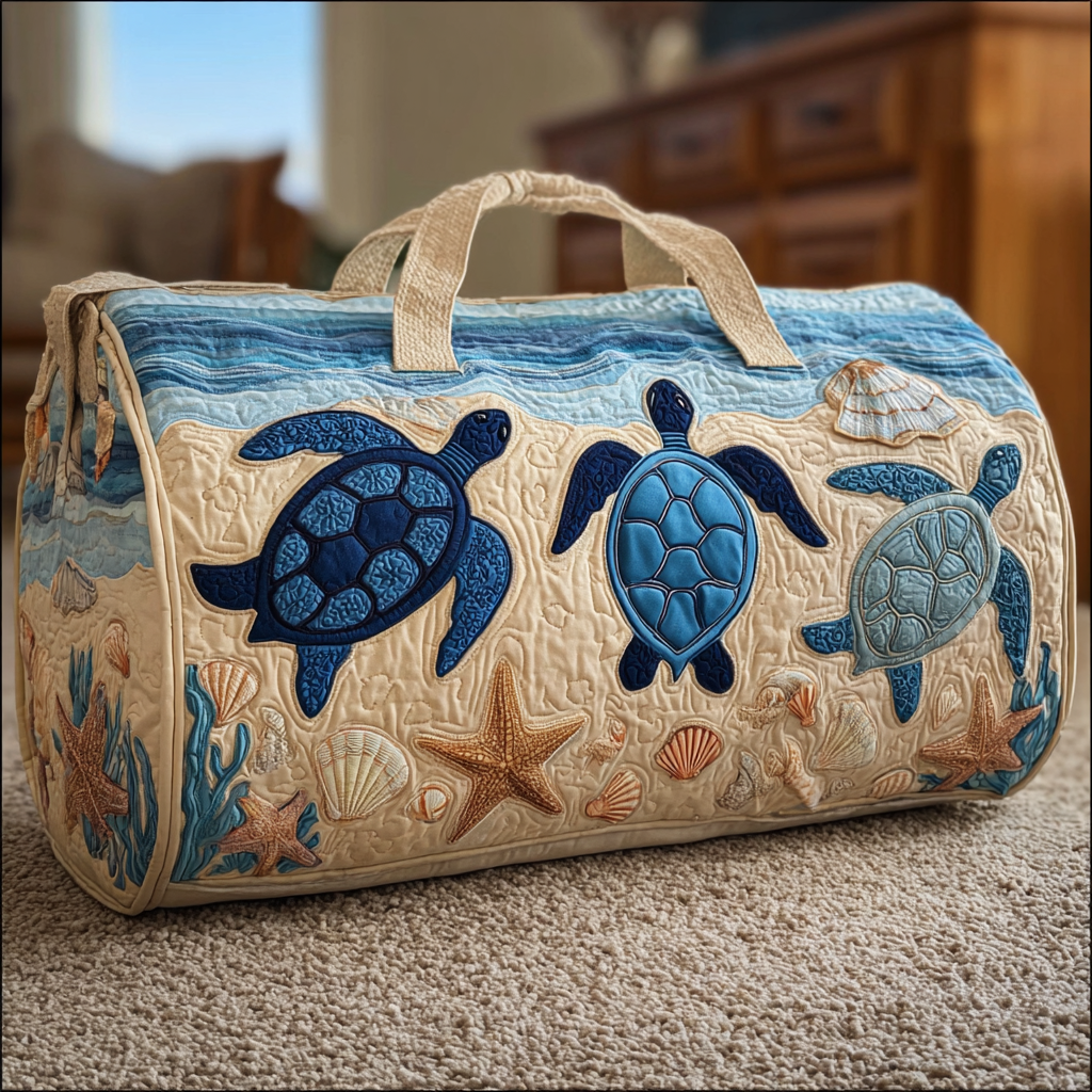 Sac de voyage matelassé Turtle Dream