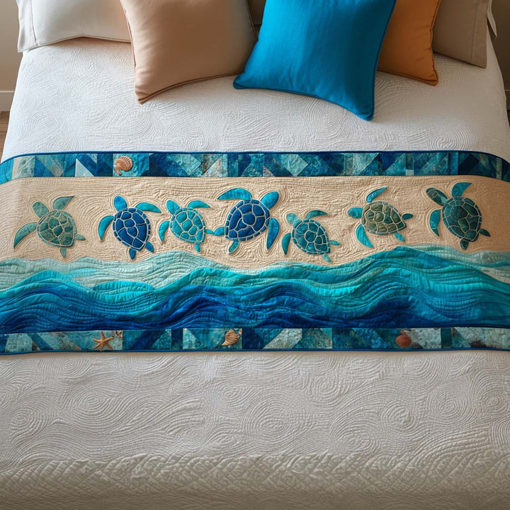 Couverture de Lit Matelassée Turtle Journey