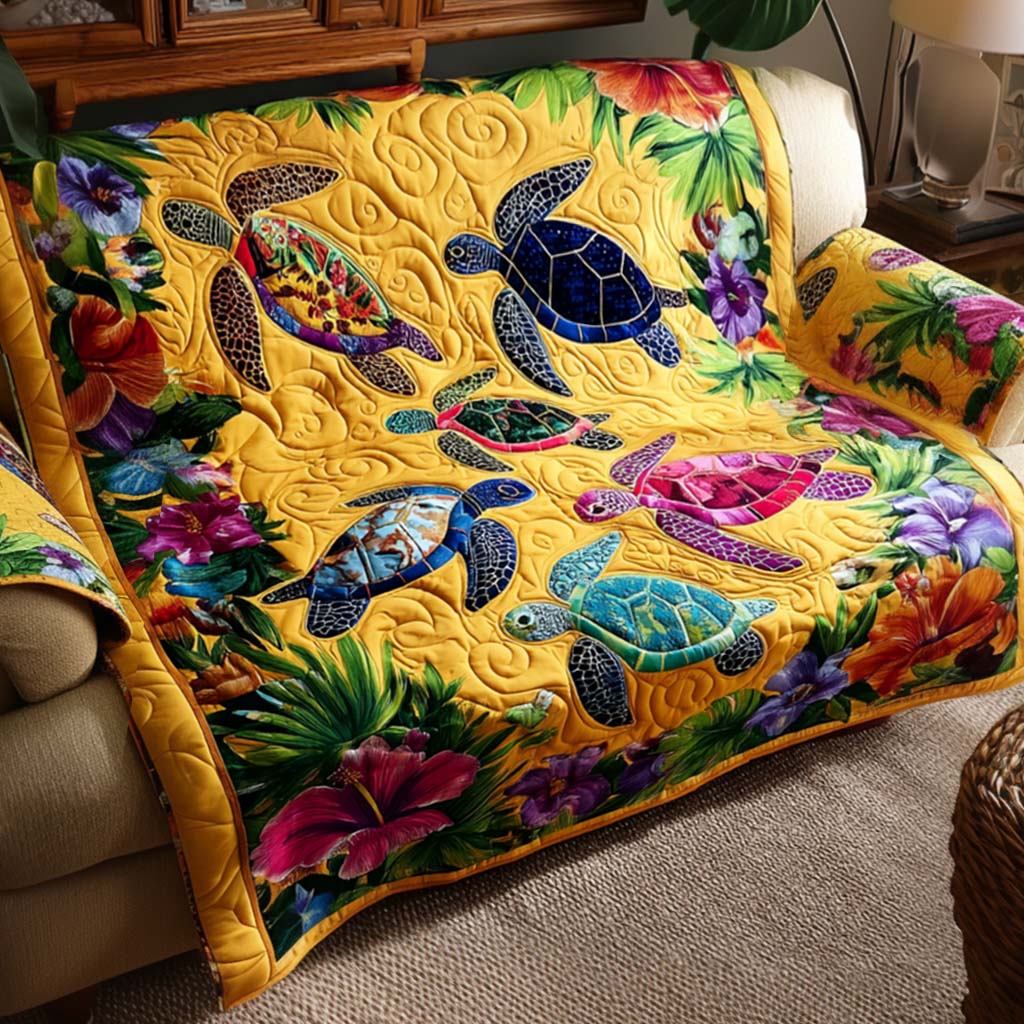 Housse de Canapé Matelassée Tortue