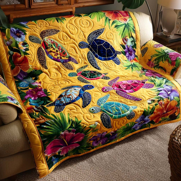 Housse de Canapé Matelassée Tortue