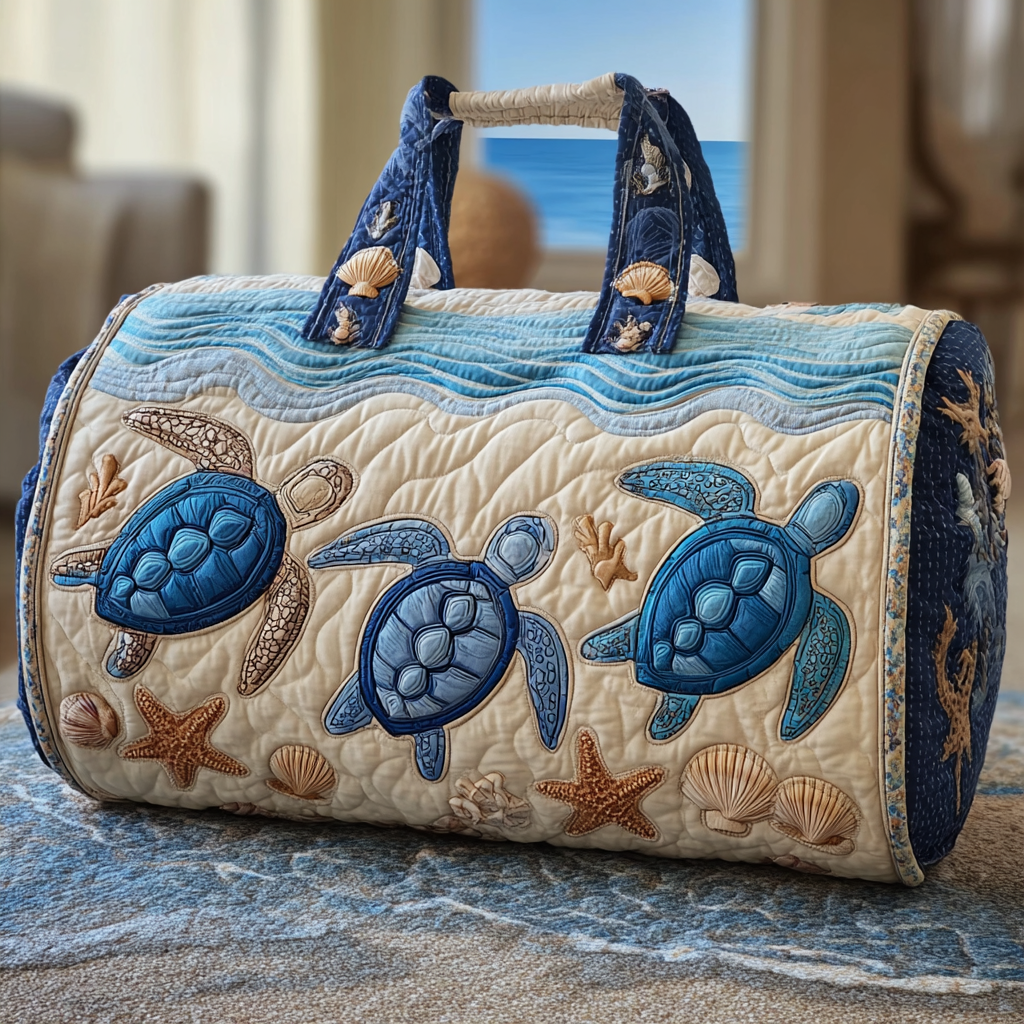 Sac de voyage matelassé Tortue