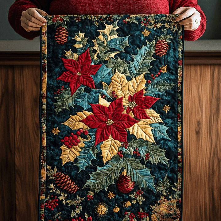Nappe Matelassée Poinsettia Vibrante NCU0TL1559