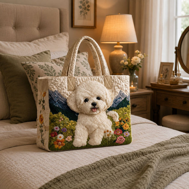 Sac fourre-tout matelassé - Chien Enchanté