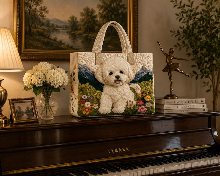 Sac fourre-tout matelassé - Chien Enchanté