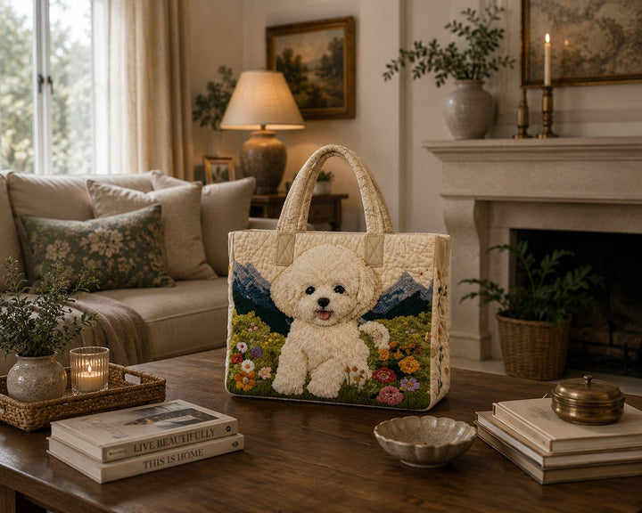 Sac fourre-tout matelassé - Chien Enchanté