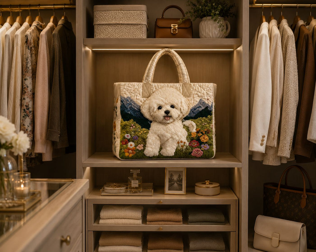 Sac fourre-tout matelassé - Chien Enchanté