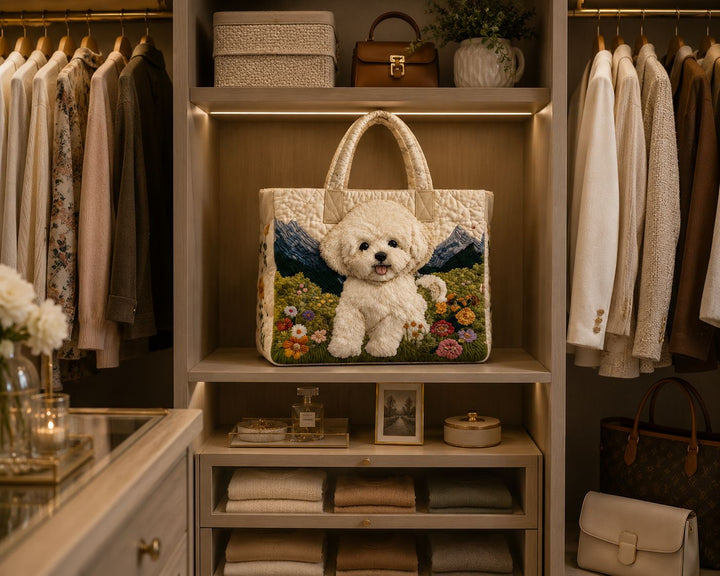 Sac fourre-tout matelassé - Chien Enchanté