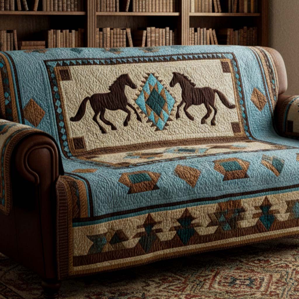 Housse de canapé matelassée Wild Harmony