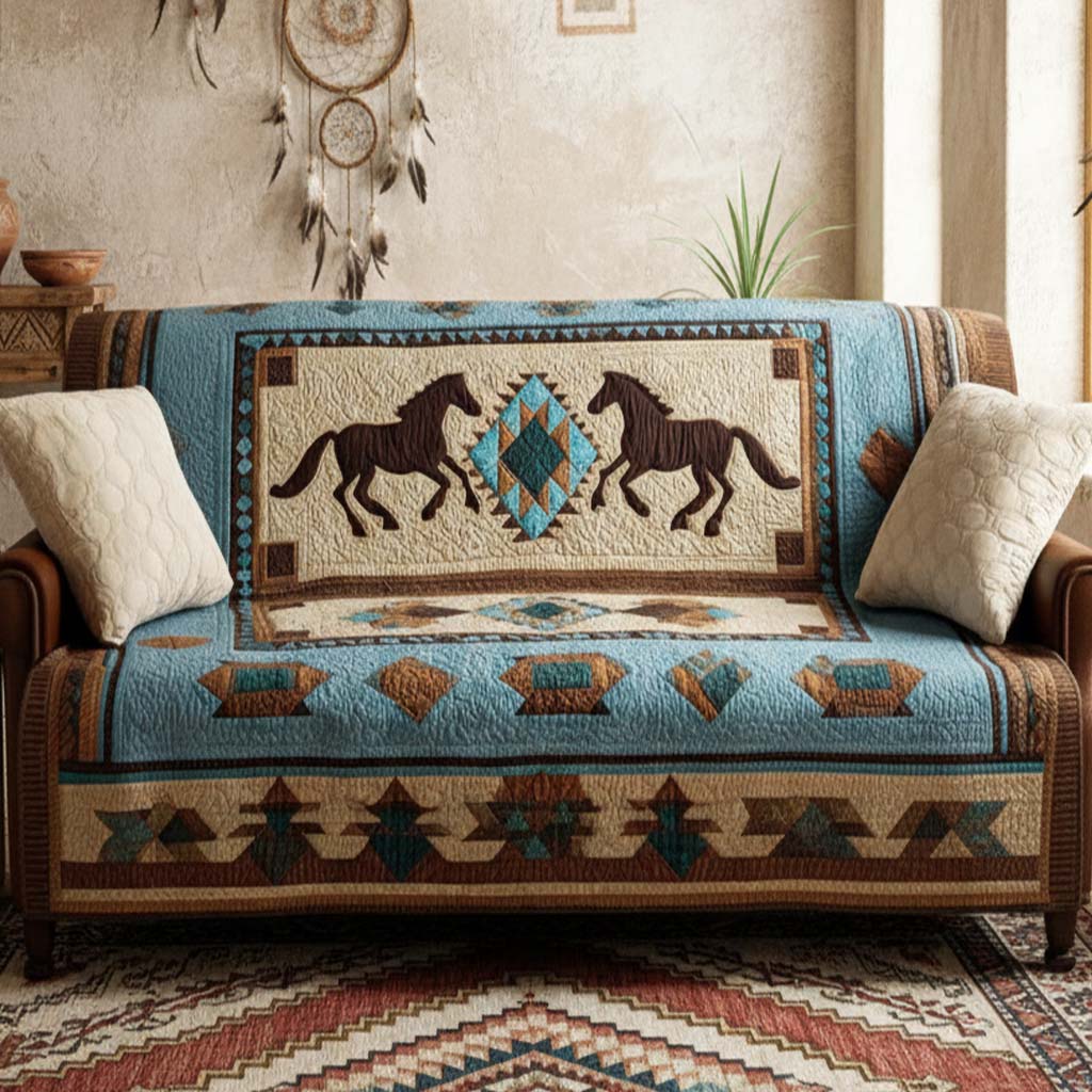 Housse de canapé matelassée Wild Harmony