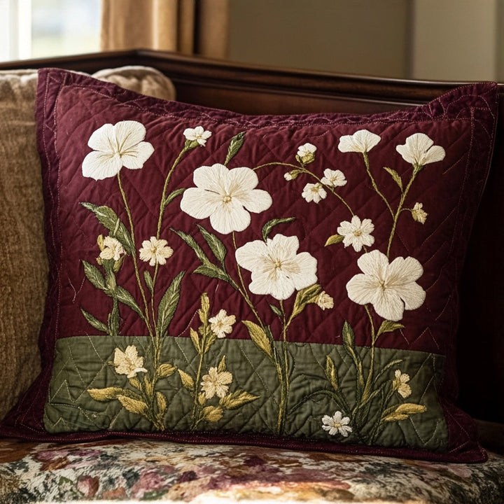 Housse de Coussin Matelassée Rêves de Fleurs Sauvages NCU0PT7007