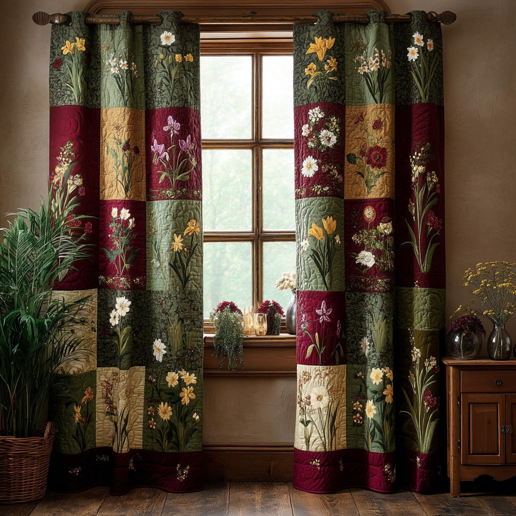 Rideaux Matelassés Rêves de Fleurs Sauvages NCU0PT11231