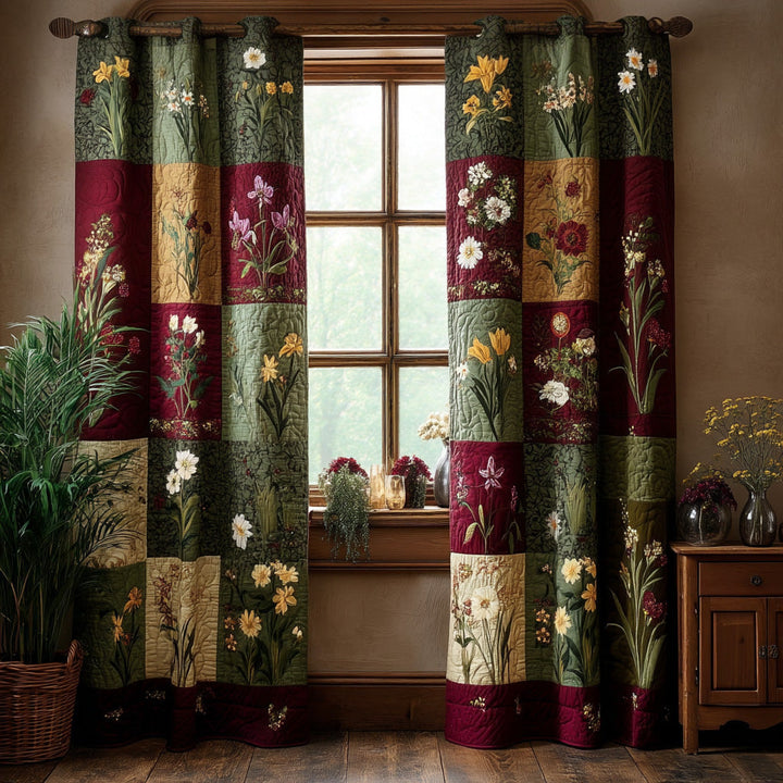 Rideaux Matelassés Rêves de Fleurs Sauvages NCU0PT11231