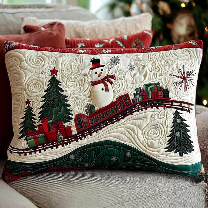 Housse de Coussin Matelassée Winter Wonderland Tracks NCU0PT9131