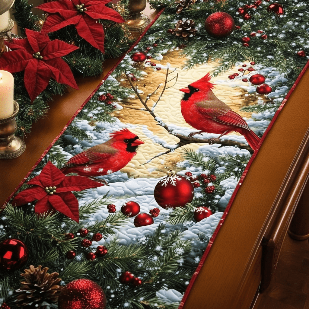 Nappe en Patchwork d'Hiver Cardinal NCU0VH080