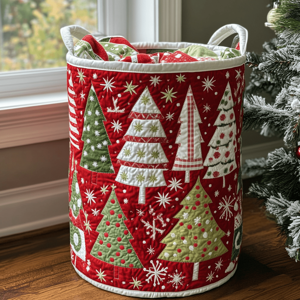 Panier à Linge Matelassé Charme d'Hiver NCU0DDK1088