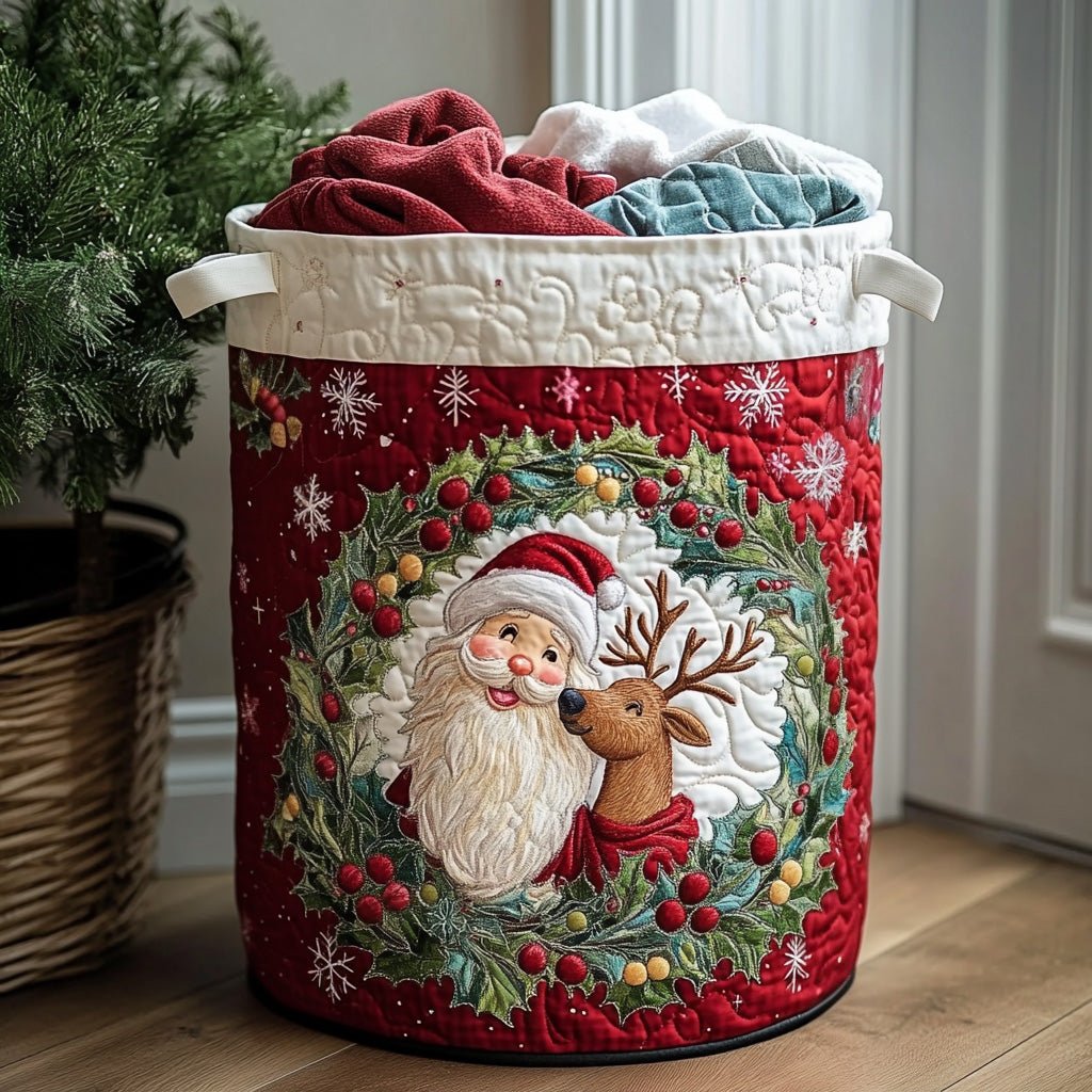 Panier à Linge Matelassé de Noël NCU0QN028