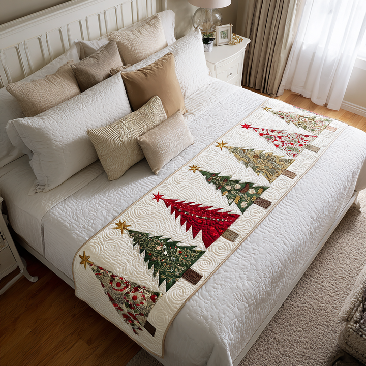 Couverture de lit matelassée Magie d'Hiver