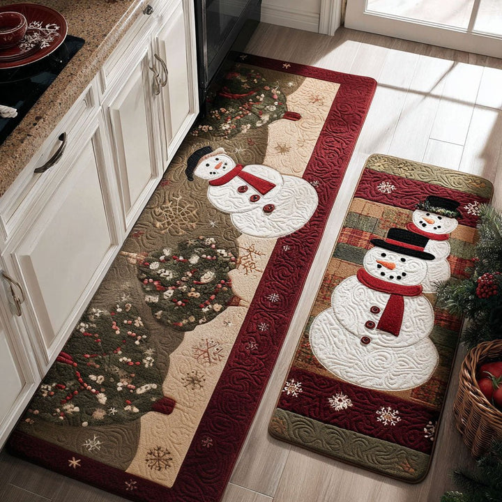 Tapis de Cuisine Hiver Sourire NCU0PT10162