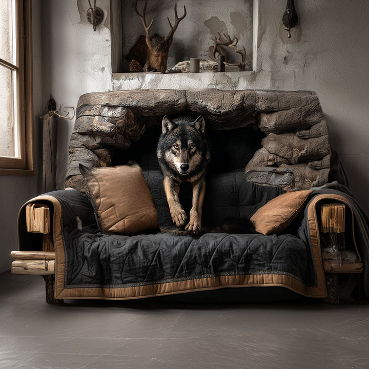 Housse de canapé matelassée Wolfs Den