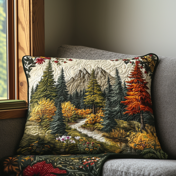 Housse de Coussin Matelassée Woodland Embrace NCU0DV5307