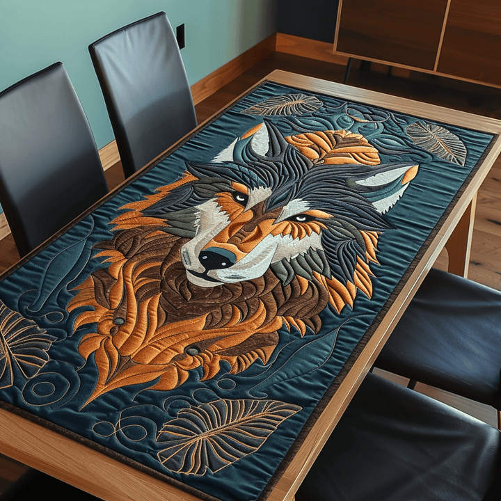 Couverture de Table Matelassée Majesté des Bois Loup NCU0TH131