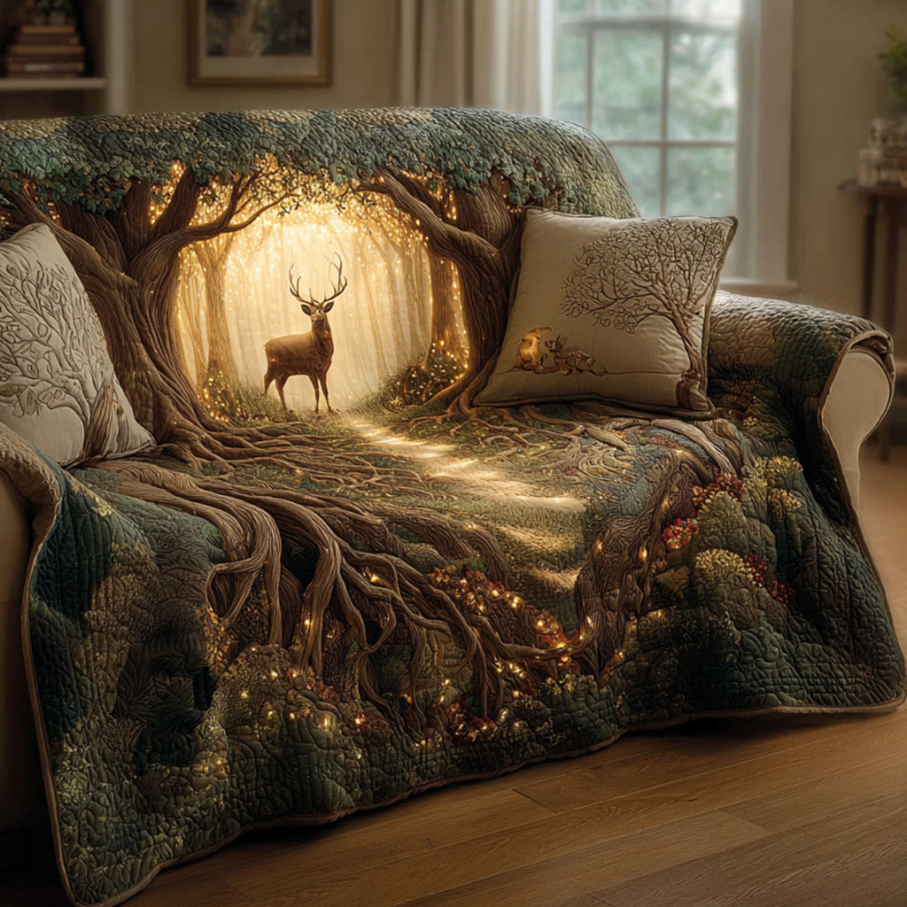 Housse de Canapé Matelassée Cerf des Bois