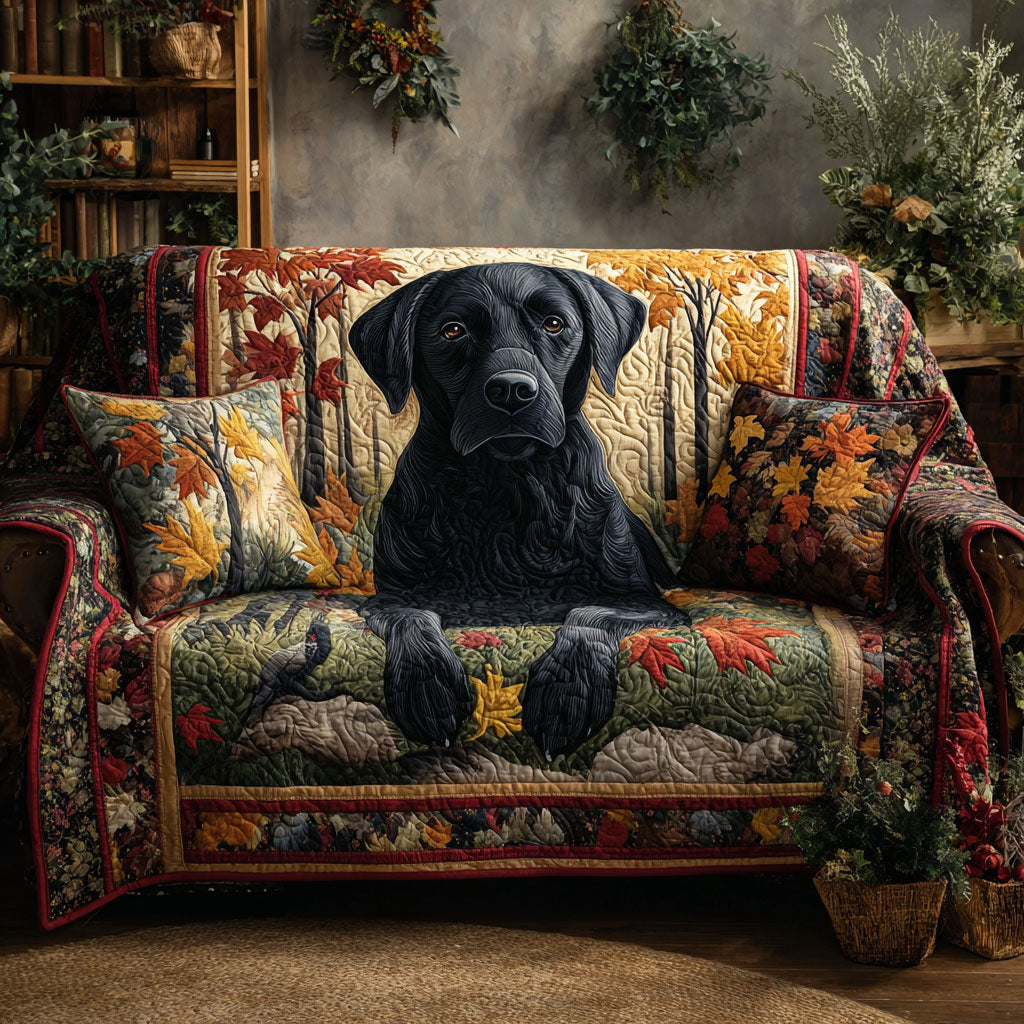 Housse de canapé matelassée Labrador Retriever