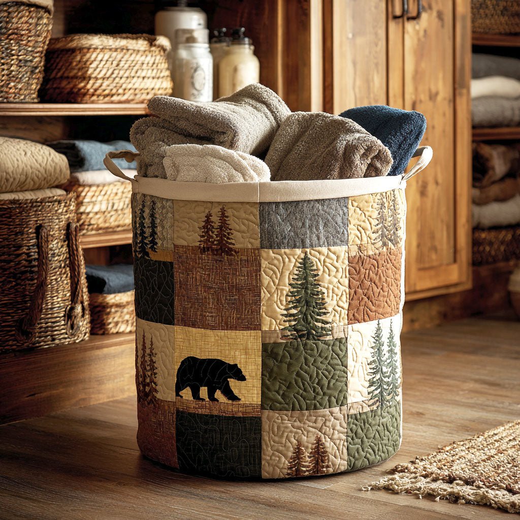Panier à Linge Matelassé Woodland Patch NCU0NTV396