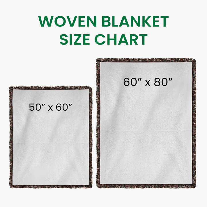 Couverture tissée en émeraude