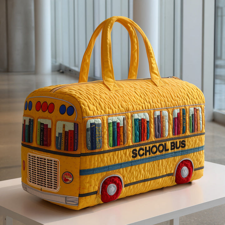 Sac de voyage matelassé jaune
