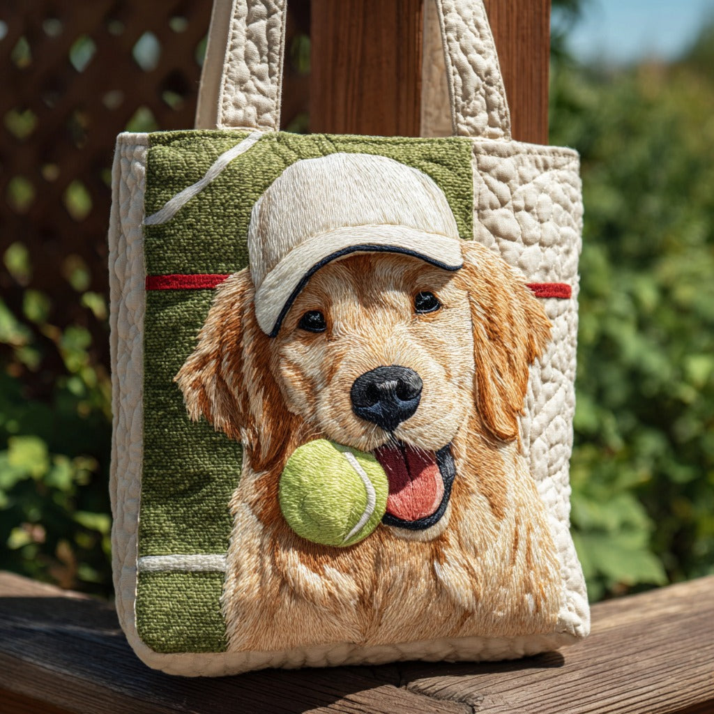 Sac fourre-tout matelassé joyeux Golden Retriever XR1911004CL