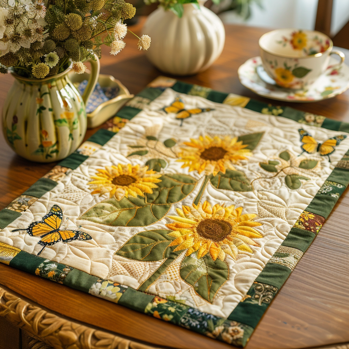 Nappe Matelassée Tournesol Lumineuse et Éclatante NCU0TL090