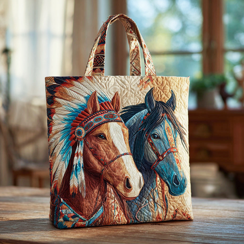 Sac fourre-tout matelassé Native American Horse CW0801010CL