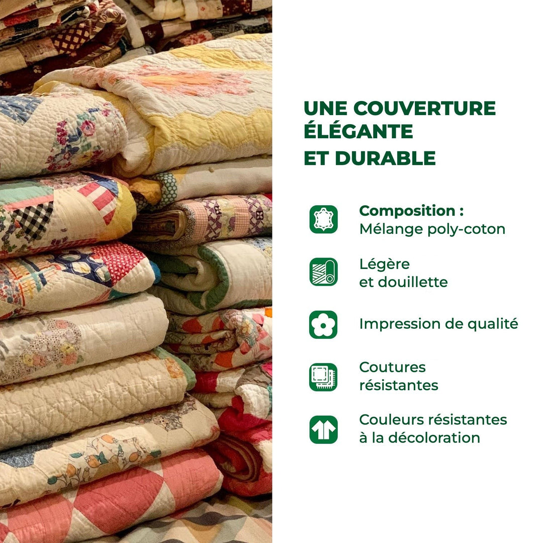 Autumn Pumpkins Quilted Blanket NCU0TH1784