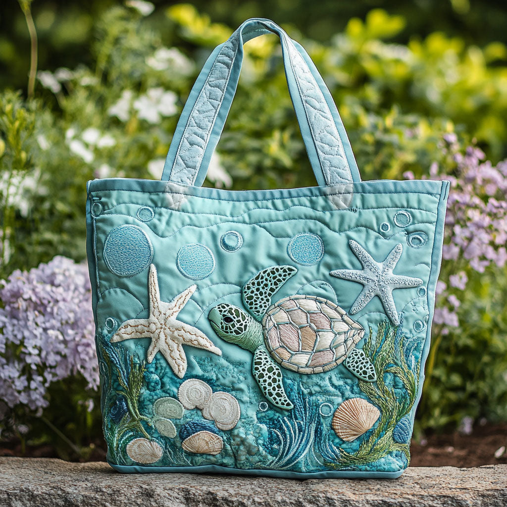 Sac fourre-tout matelassé Turtle Coral Dance CW0110019CL