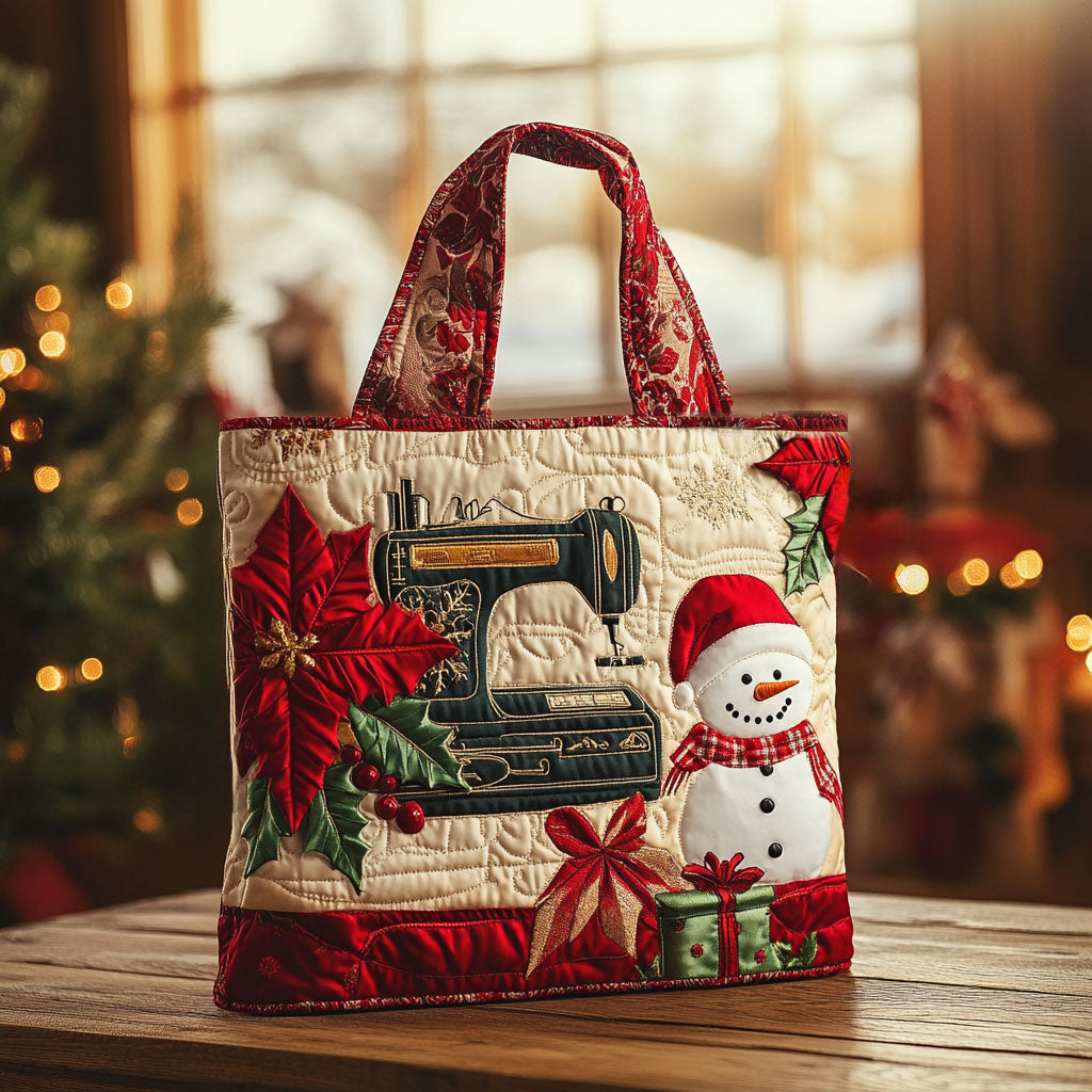 Sac fourre-tout matelassé Merry Snow Machine à coudre WN2010044CL