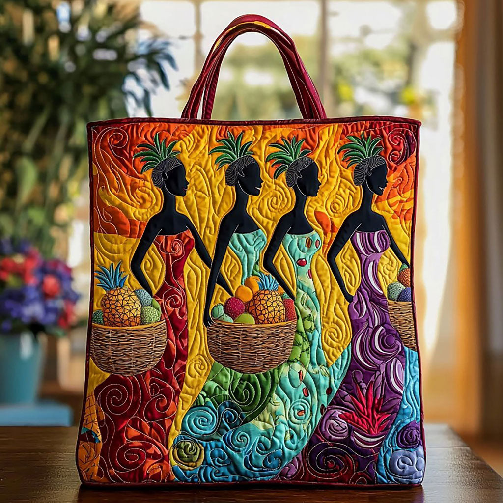 Sac fourre-tout matelassé Graceful African Women QA2011014CL