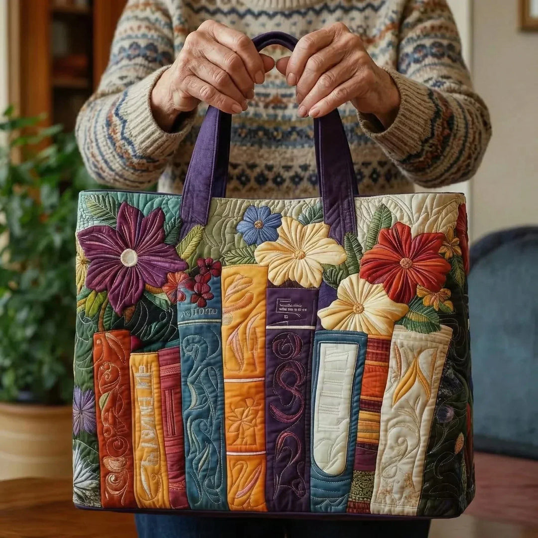Sac fourre-tout matelassé - Amateur de livres
