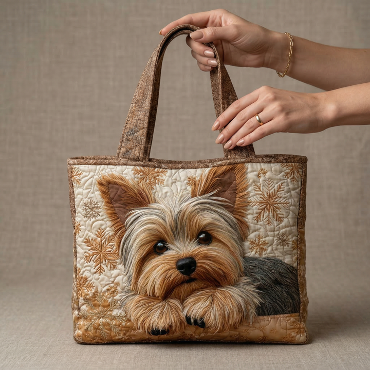 Sac Tote Matelassé - Adorable Yorkshire