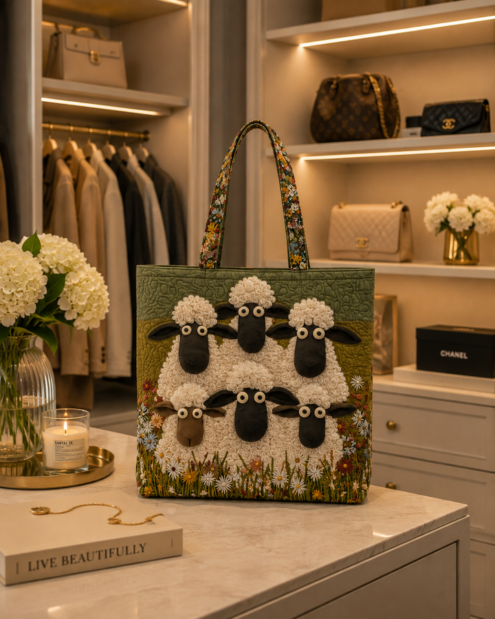 Sac fourre-tout matelassé - Cinq Moutons