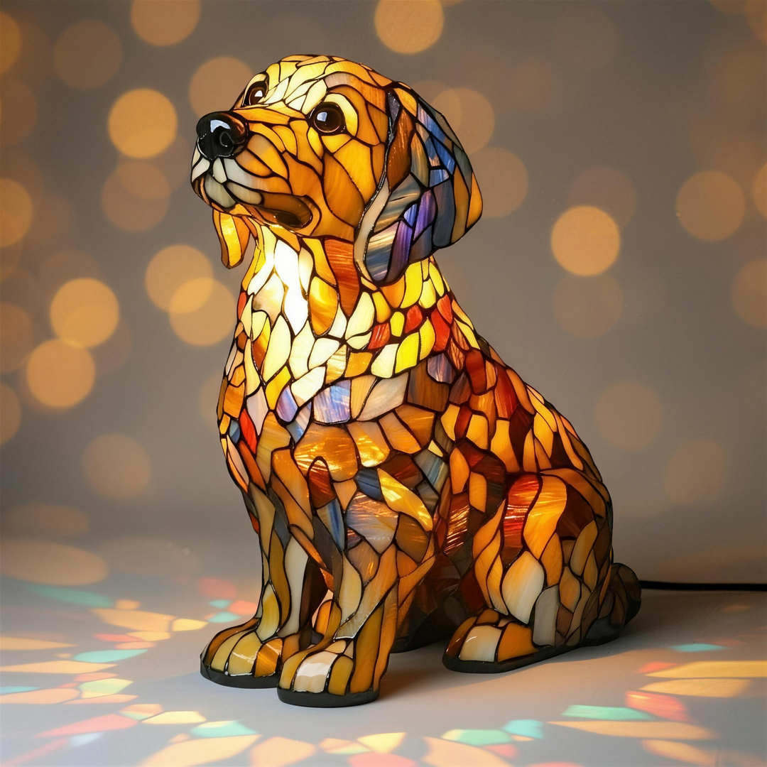 Figurine de Lily, le Golden Retriever Spirituel