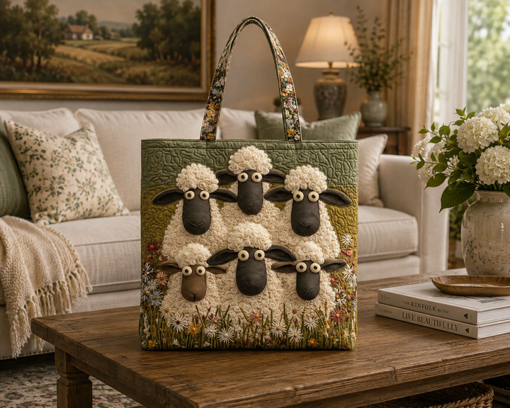 Sac fourre-tout matelassé - Cinq Moutons
