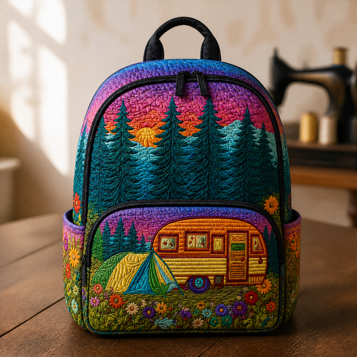 Sac à dos matelassé Camping Vibes