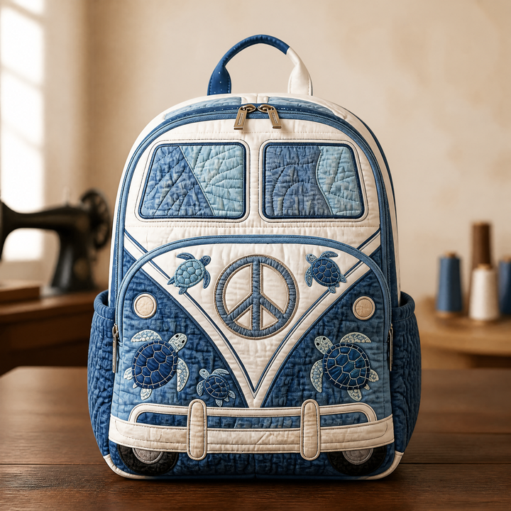 Sac à dos matelassé vintage hippie