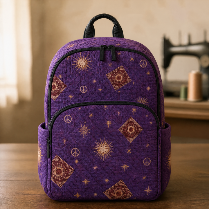 Sac à dos matelassé céleste boho